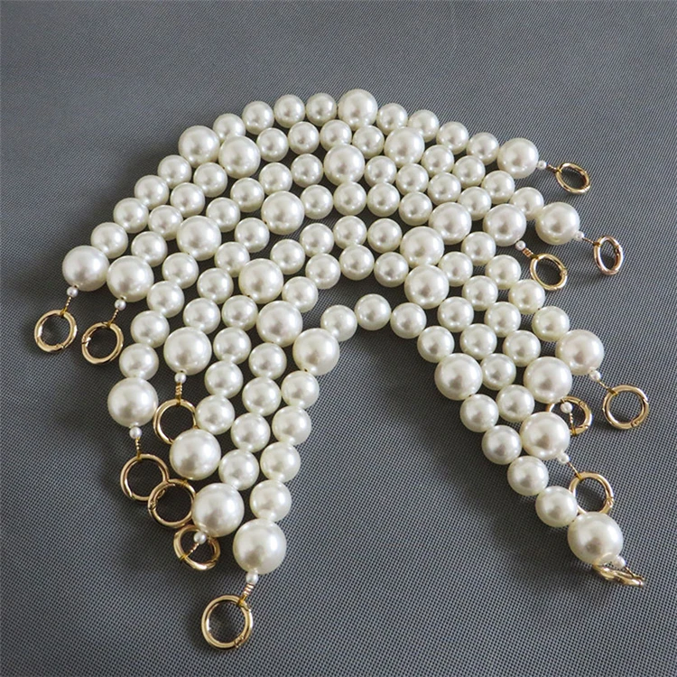 High quality Large Imitation Pearl Bead Purse Handle Strap Bag Charms Handbag Chain Replacement Accessories Decoration
High quality Large Imitation Pearl Bead Purse Handle Strap Bag Charms Handbag Chain Replacement Accessories Decoration