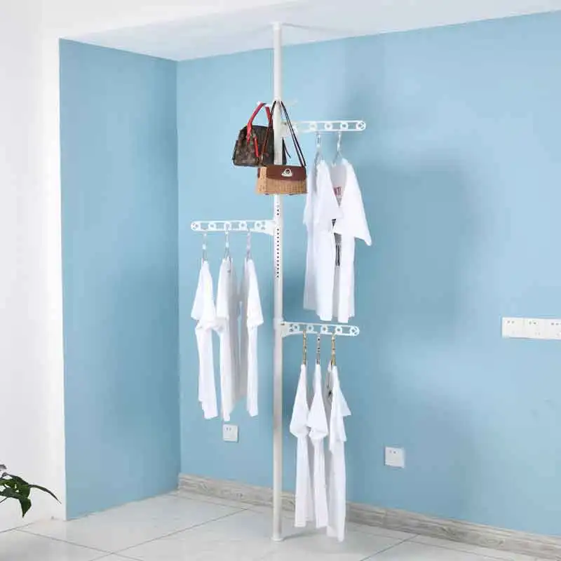 Punch-free coat rack floor simple modern telescopic rod cheap clothes rack indoor balcony clothes rack
Punch-free coat rack floor simple modern telescopic rod cheap clothes rack indoor balcony clothes rack