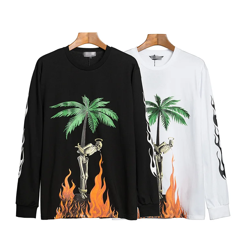 High Quality Sweatshirt Fire Letter Long-Sleeve tshirts 100% Cotton Sweatshirt for men
High Quality Sweatshirt Fire Letter Long-Sleeve tshirts 100% Cotton Sweatshirt for men