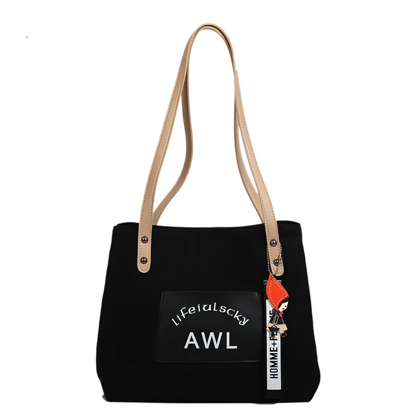 Large-capacity Korean Style Women Handbag Personalized Casual Canvas Tote Bag With Leather Handle Shoulder Bag, Customized color
Large-capacity Korean Style Women Handbag Personalized Casual Canvas Tote Bag With Leather Handle Shoulder Bag, Customized color