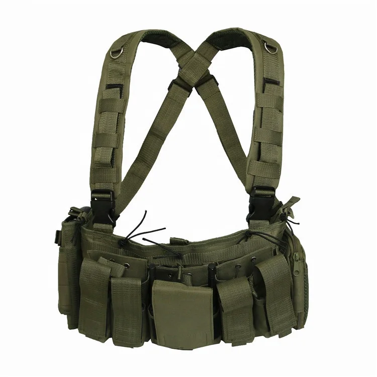 2021 Newly Carrier Chest Vest Tactical Chest Rig Airsoft Hunting Vest Molle Pouch Holder Light Weight Tactical Vest, Black
2021 Newly Carrier Chest Vest Tactical Chest Rig Airsoft Hunting Vest Molle Pouch Holder Light Weight Tactical Vest, Black