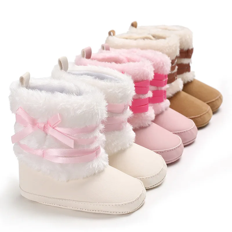 Wholesale Factory Winter Snow Warm 0-2 year Toddler girl baby boots, White pink brown
Wholesale Factory Winter Snow Warm 0-2 year Toddler girl baby boots, White pink brown