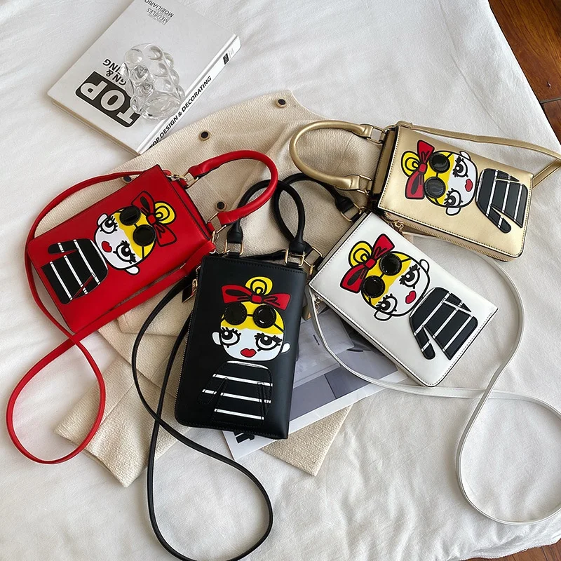 Wholesale OEM Cartoon Messenger Shoulder Phone Cross Bag For Woman Small Handbag
Wholesale OEM Cartoon Messenger Shoulder Phone Cross Bag For Woman Small Handbag