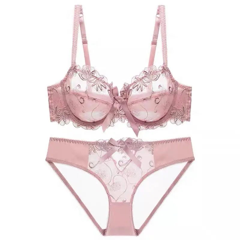 Underwear Bra Set Transparent Lace 2pcs Women Sexy Quantity Embroidery, Photo 
Underwear Bra Set Transparent Lace 2pcs Women Sexy Quantity Embroidery, Photo