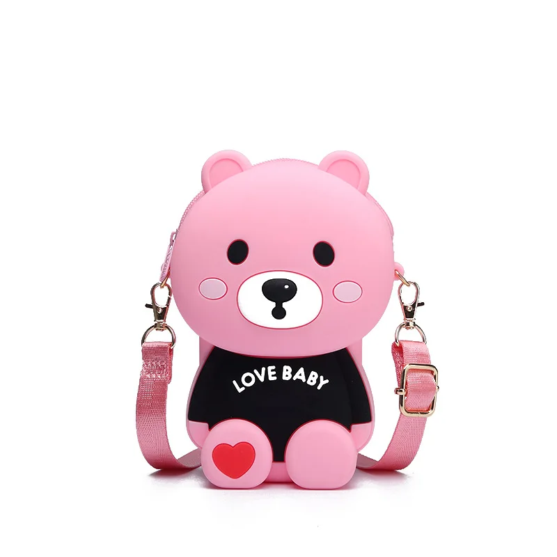 Wholesale silicone coin purse mini crossbody shoulder cartoon bag for girls, 5colors
Wholesale silicone coin purse mini crossbody shoulder cartoon bag for girls, 5colors