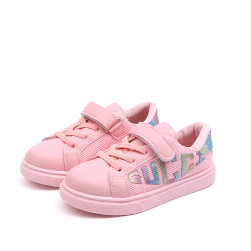 Hot selling white comfortable mesh breathable leather casual shoes kids, White/pink
Hot selling white comfortable mesh breathable leather casual shoes kids, White/pink