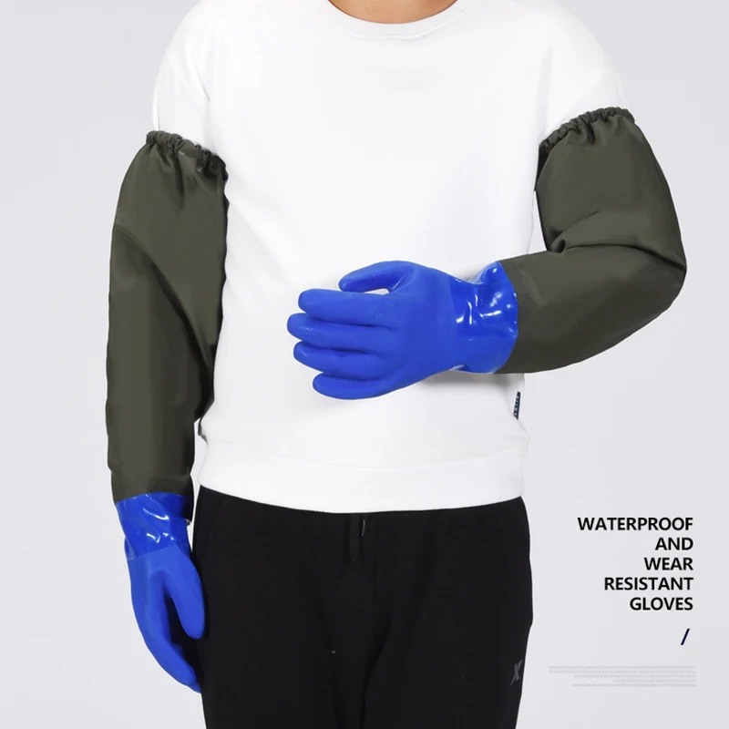 Wholesale Labour Protection Aquatic Fishing Glove Waterproof And Cut Resistant Rubber lengthen Sleeve Gloves, Multi colors
Wholesale Labour Protection Aquatic Fishing Glove Waterproof And Cut Resistant Rubber lengthen Sleeve Gloves, Multi colors