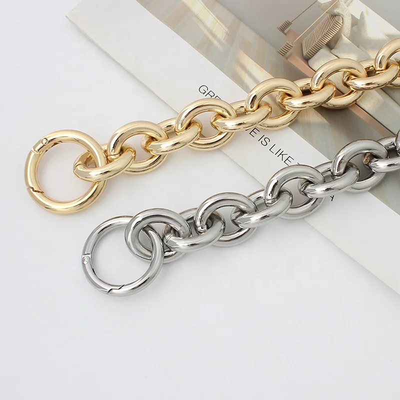Nolvo World 2 colors 30-120cm 23mm wide oversize thick light weight aluminum ladies pouch bag straps chains
Nolvo World 2 colors 30-120cm 23mm wide oversize thick light weight aluminum ladies pouch bag straps chains