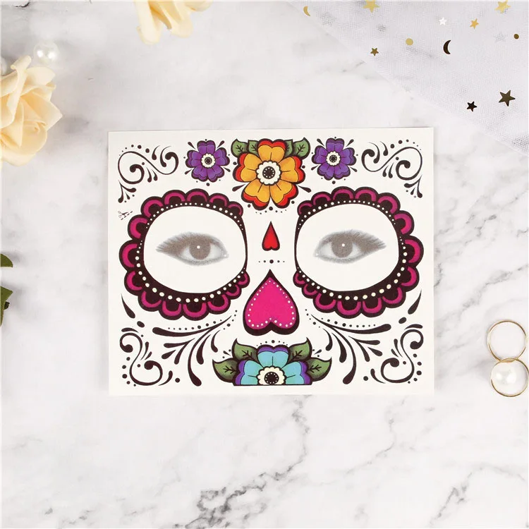 High quality face tattoo sticker for promotion 
High quality face tattoo sticker for promotion