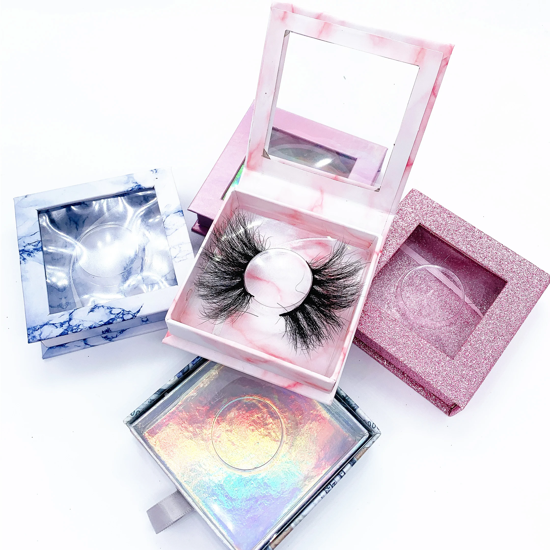 2021 new arrivals 3D mink eyelashes Customize logo pink glitter eyelash packaging, Black color
2021 new arrivals 3D mink eyelashes Customize logo pink glitter eyelash packaging, Black color
