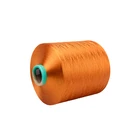 Black Filament Polyester Yarn 150 / 48 Promotion Price Sim/nim/him Polyester Dty Black 150/48 Filament Yarn