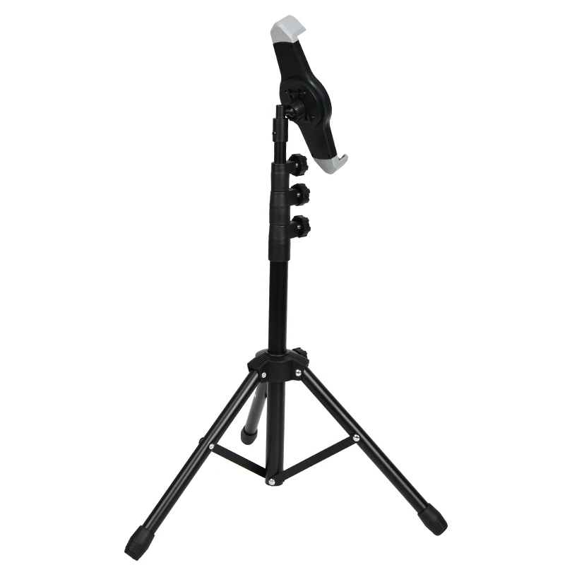 floor Phone Tablet Tripod Stand 20 To 50 Inch Height Adjustable 360 Rotating Tablet tripod stand for all 4-12 Inch Devices, Black
floor Phone Tablet Tripod Stand 20 To 50 Inch Height Adjustable 360 Rotating Tablet tripod stand for all 4-12 Inch Devices, Black