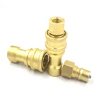 KZD 1 inch BSP/NPT Thread female /male brass quick connect hose fittings &water quick disconnect hose fittings