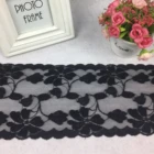 2020 Wholesale China Flower Jacquard Lace Wide Lace, Elastic Lace Trim For Sexy Dress And Lady Underwear