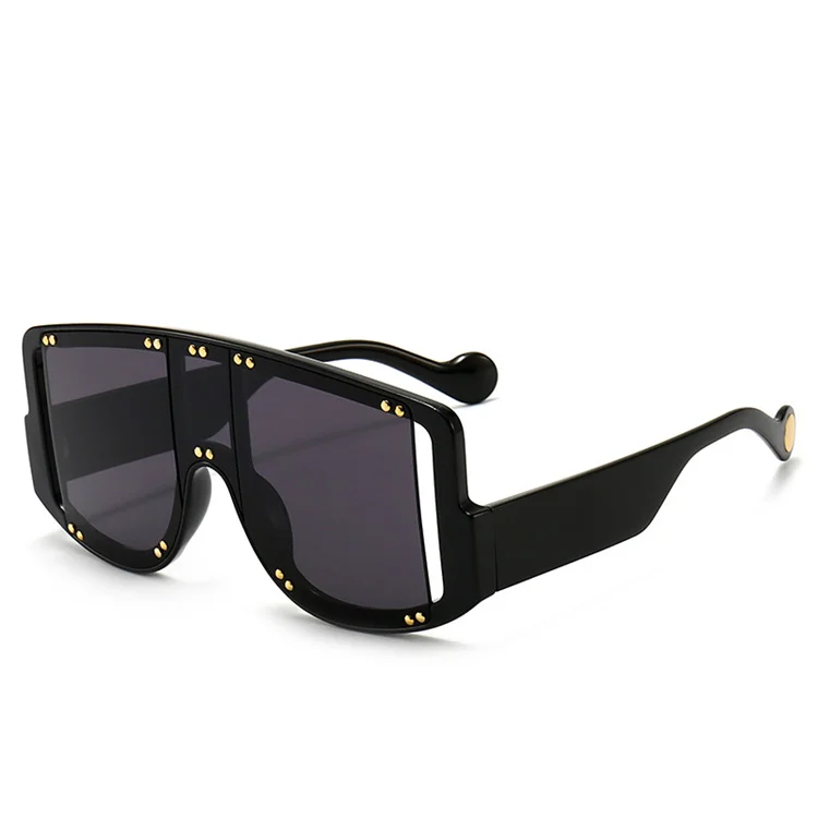 European and American big frame personality rivet fashion trend lunettes-soleil, 10colors
European and American big frame personality rivet fashion trend lunettes-soleil, 10colors