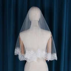 Yiwu Factory Hot Sale Creative Designed One-layer Lace Bridal Veil Wedding Accessories