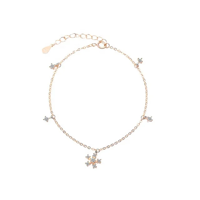 Free Shipping Plated 18K Gold Jewelry 100% Ture 925 Sterling Silver Snowflake Bracelet, Gold, rose gold
Free Shipping Plated 18K Gold Jewelry 100% Ture 925 Sterling Silver Snowflake Bracelet, Gold, rose gold