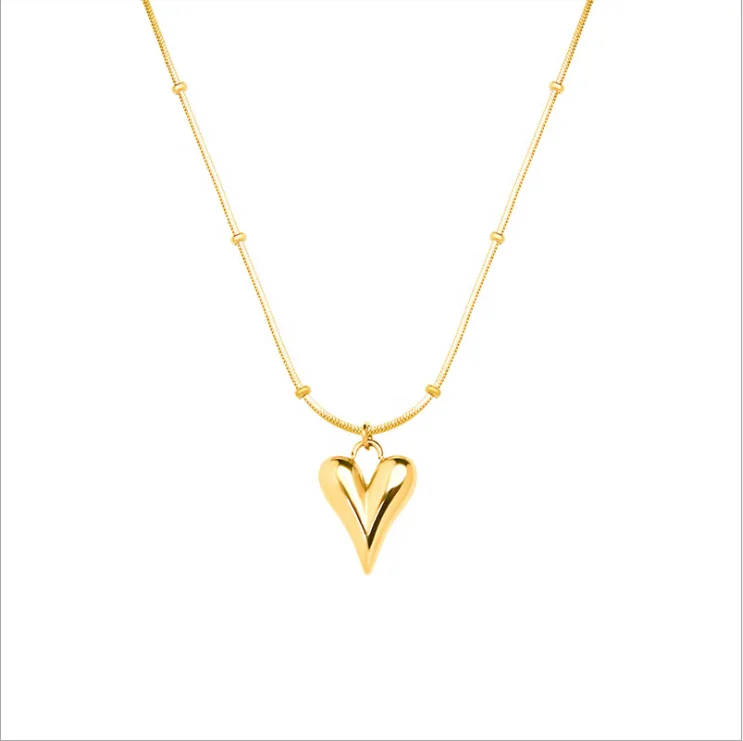 2021 fashion new design high quanlity 18k gold plated jewelry heart choker necklace for women necklace wholesale
2021 fashion new design high quanlity 18k gold plated jewelry heart choker necklace for women necklace wholesale