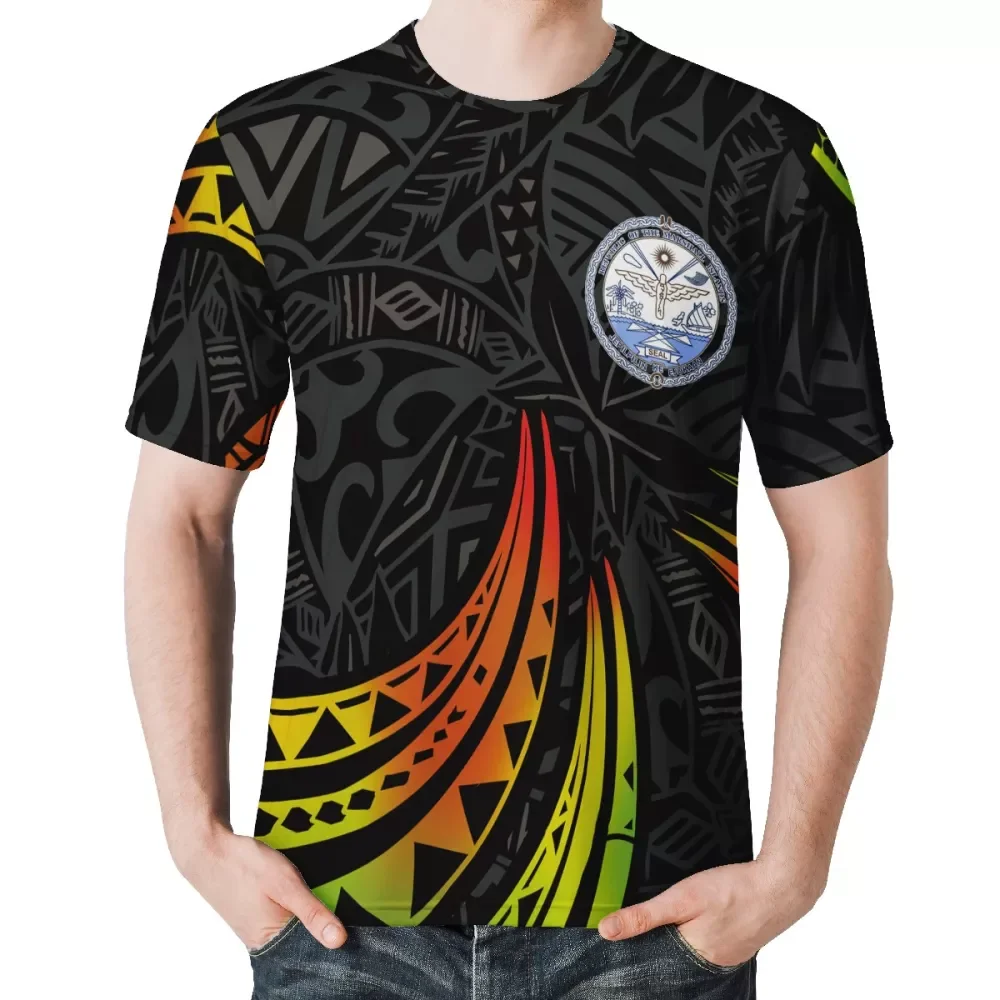 Micronesia Marshall islands seal top black Print Mens Crew Neck T Shirt Short Sleeve Custom T-shirt Slim Fit Men Casual Clothing, Customized color
Micronesia Marshall islands seal top black Print Mens Crew Neck T Shirt Short Sleeve Custom T-shirt Slim Fit Men Casual Clothing, Customized color