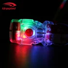 Promotional Adjustable Colorful LED light Plastic Belt Clasp Hook Buckle waterproof buckle