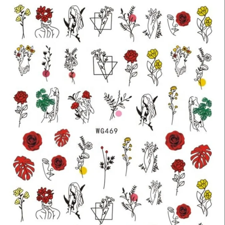 Paso Sico WG464-480 New Spring Colorful Patches Flowers Patterns Snake 3D Nail Art Stickers for Other Nail Supplies Decals
Paso Sico WG464-480 New Spring Colorful Patches Flowers Patterns Snake 3D Nail Art Stickers for Other Nail Supplies Decals