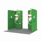 Hot sale advertising aluminum trade show stand convention 3*3m booth displays