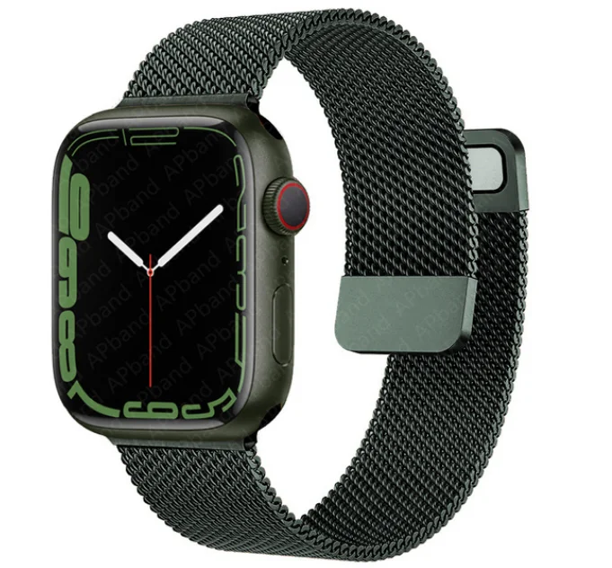 Newest Magnetic Loop For Apple Watch Band 44mm 40mm 45mm 41mm Stainless Steel Bracelet For iWatch series 7 6 SE 5 4 Strap, Black,gold,blue,red
Newest Magnetic Loop For Apple Watch Band 44mm 40mm 45mm 41mm Stainless Steel Bracelet For iWatch series 7 6 SE 5 4 Strap, Black,gold,blue,red