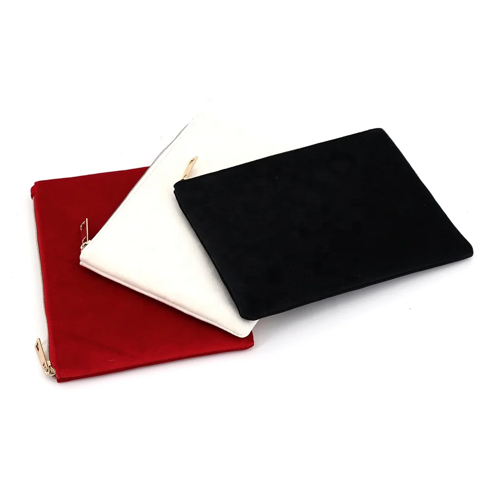 High quality women velvet cosmetic bag with zipper soft velvet makeup pouch with custom logo printing for jewelry, Natural color, or customized
High quality women velvet cosmetic bag with zipper soft velvet makeup pouch with custom logo printing for jewelry, Natural color, or customized