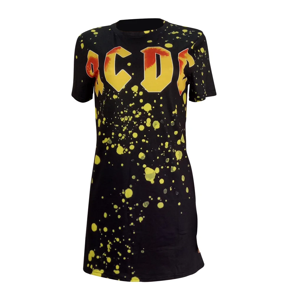 Ladies Letter Printed Bandage T Shirt Dress High Quality Shirt Dress T-shirt Dress
Ladies Letter Printed Bandage T Shirt Dress High Quality Shirt Dress T-shirt Dress