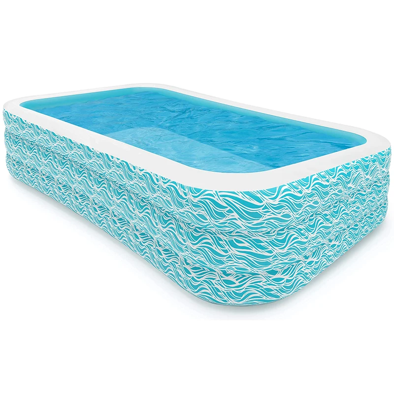 Family Inflatable Swimming Pool, 118" X 72" X 22" Full-Sized Inflatable Lounge Pool for Kiddie, Kids, Adult, Toddlers for Ages 3
Family Inflatable Swimming Pool, 118" X 72" X 22" Full-Sized Inflatable Lounge Pool for Kiddie, Kids, Adult, Toddlers for Ages 3
