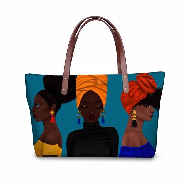 2020 Popular Custom Fashion Black Art Women Bags Girls African Handbags Brand Bags Ladies Tote Bag Bolso Mujer, 3 colors
2020 Popular Custom Fashion Black Art Women Bags Girls African Handbags Brand Bags Ladies Tote Bag Bolso Mujer, 3 colors