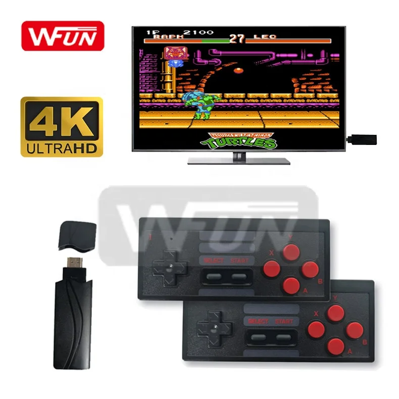 2020 New Gaming Retro U-box Wireless USB TV Game Stick Console Dropshipping built-in 628 HD Output games, Black+red
2020 New Gaming Retro U-box Wireless USB TV Game Stick Console Dropshipping built-in 628 HD Output games, Black+red