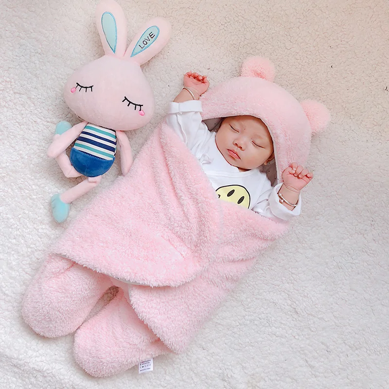 Newborn warm and soft polar fleece baby wrap clothes newborn winter baby blanket, As shown
Newborn warm and soft polar fleece baby wrap clothes newborn winter baby blanket, As shown