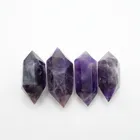 Wholesale natural amethyst original stone purple transparent crystal point
