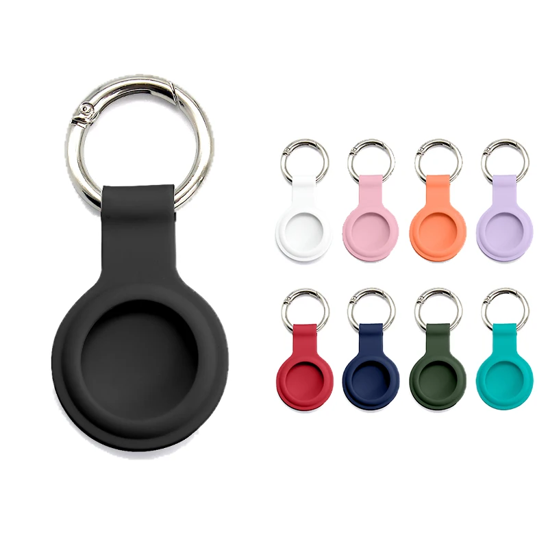 2021 Newest Products Silicone Protective Cover Case for Apple for Airtag with Key Ring, Multi colors
2021 Newest Products Silicone Protective Cover Case for Apple for Airtag with Key Ring, Multi colors