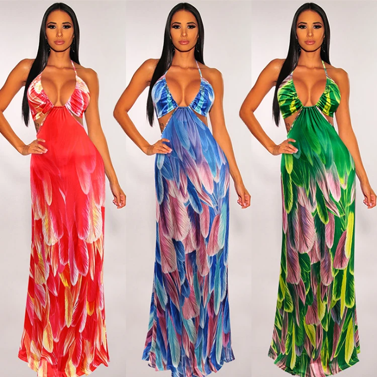 2021 Summer New Women'S Fashion Sexy Bra Print Long Skirt Suspender Robe Maxi Floral Dresses Women Printed Dress
2021 Summer New Women'S Fashion Sexy Bra Print Long Skirt Suspender Robe Maxi Floral Dresses Women Printed Dress