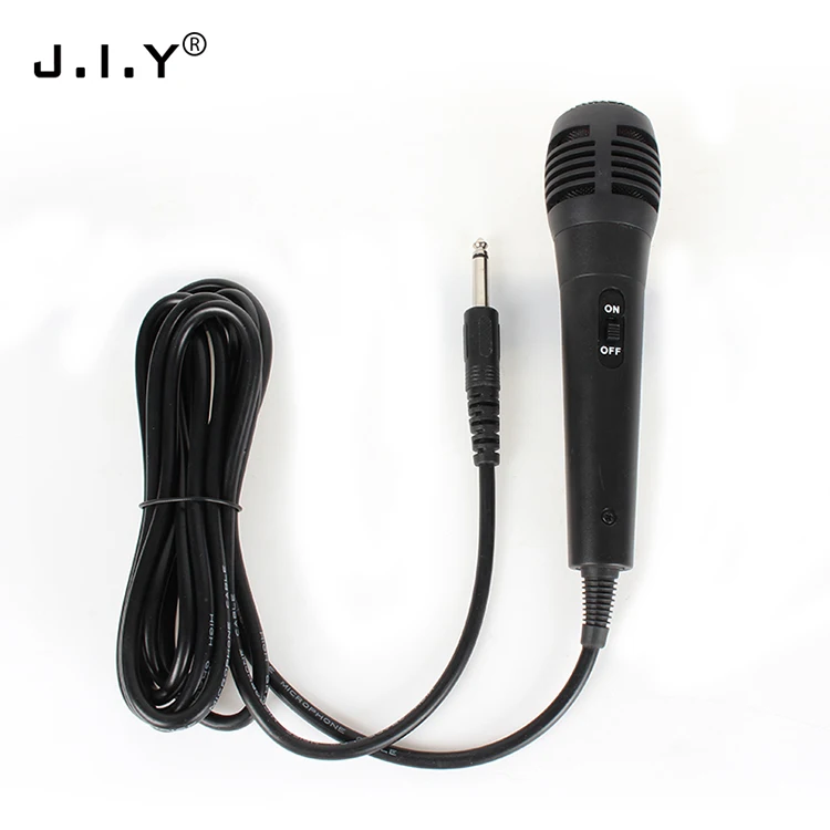 

J.I.Y YS-102 Hight Quality Wired Dynamic Handheld Microphone Karaoke Stage Singing, Black