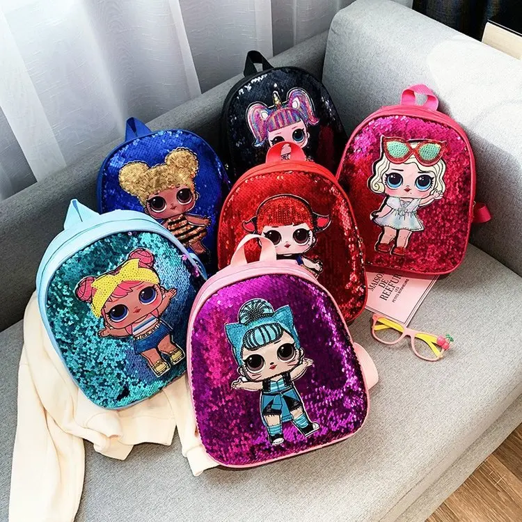 New Pu Sequined Children Backpack Cute Sequined Girls Schoolbag Kids Fashion Cartoon Small Bag
New Pu Sequined Children Backpack Cute Sequined Girls Schoolbag Kids Fashion Cartoon Small Bag