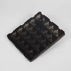 Black PET PVC PS PP plastic nursery vegetable seed plant trays