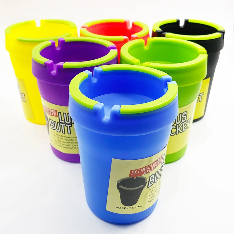 SHINY Outdoor ash tray for cars Candy Colorful wholesale plastic ashtrays car glow in the dark, Yellow, red, blue, green, black, purple
SHINY Outdoor ash tray for cars Candy Colorful wholesale plastic ashtrays car glow in the dark, Yellow, red, blue, green, black, purple