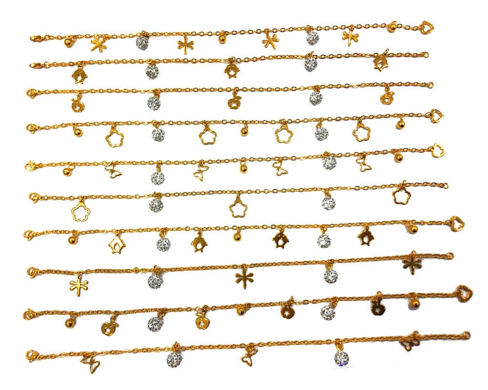 Big Discount On Sale Summer Anklets With CZ Charm For Women Stainless Steel Gold Foot Chain Beach Anklet Foot Jewelry
Big Discount On Sale Summer Anklets With CZ Charm For Women Stainless Steel Gold Foot Chain Beach Anklet Foot Jewelry