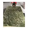 Popular polished honed engraving green onyx marble for TV background