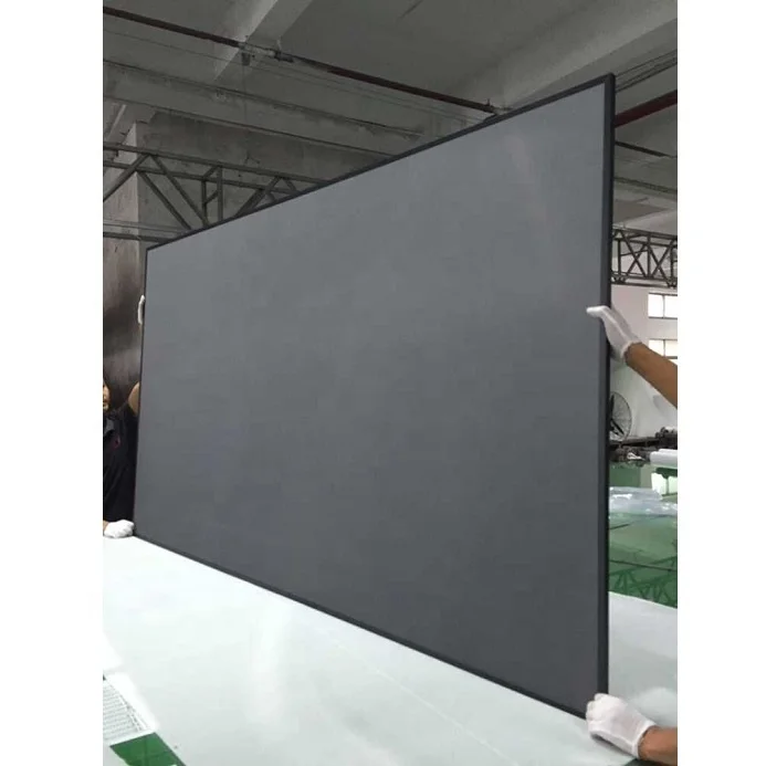 120" 16:9 Best Quality Fixed Frame projector screen PET Crystal 3D 4K UST ALR Projection Screen, Grey and black
120" 16:9 Best Quality Fixed Frame projector screen PET Crystal 3D 4K UST ALR Projection Screen, Grey and black