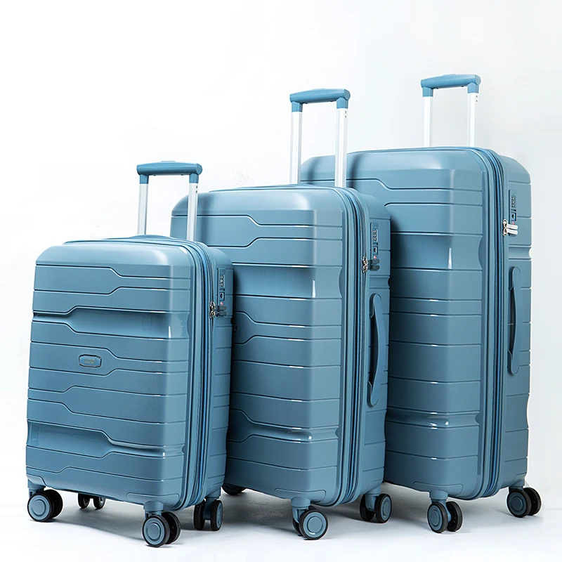 Fashionable Blue Suitcase Tsa Lock 360 Degree Wheel Full PP Travel Luggage Black Spinner Unisex 1201
Fashionable Blue Suitcase Tsa Lock 360 Degree Wheel Full PP Travel Luggage Black Spinner Unisex 1201