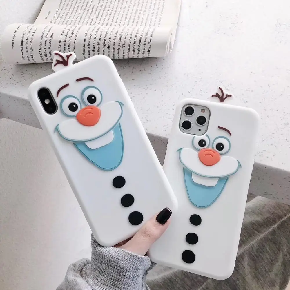 Super Cute Cartoon 3D Frozen Olaf Phone Case for iPhone 11 Pro X XS X Max XR 6s 6 7 8 Plus
Super Cute Cartoon 3D Frozen Olaf Phone Case for iPhone 11 Pro X XS X Max XR 6s 6 7 8 Plus