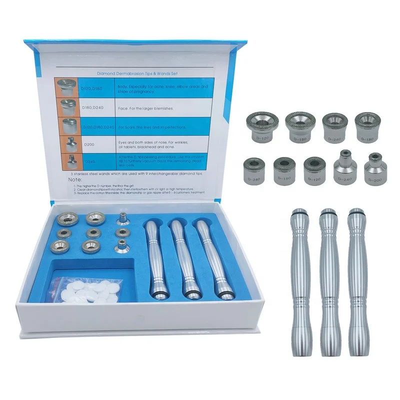 Facial peeling treatment pore cleaning home use beauty machine delphia microdermabrasion diamond tips, Silver
Facial peeling treatment pore cleaning home use beauty machine delphia microdermabrasion diamond tips, Silver