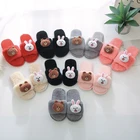 Women's Comfy Memory Foam Cute Animal Bear Bunny house shoes, Novelty Slippers