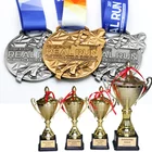 China Manufacture Cheap Wholesale Custom Metal Award Marathon Running Trophies Sport Medal