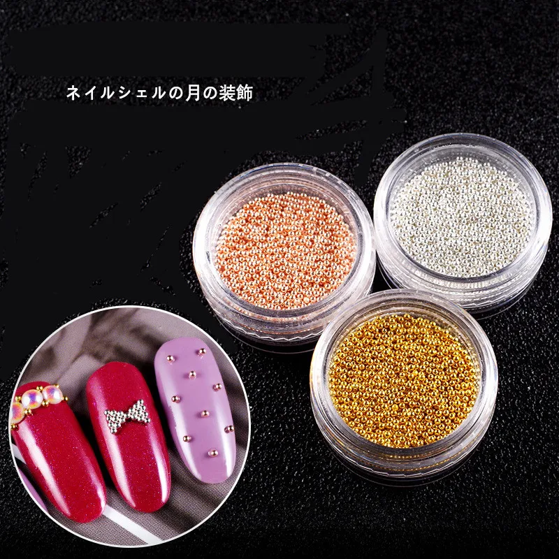 Funail 3D 1mm 3g Jar Nail Art Micro Metal Caviar Beads Nail Art decorations, Gold ,sliver,rose gold
Funail 3D 1mm 3g Jar Nail Art Micro Metal Caviar Beads Nail Art decorations, Gold ,sliver,rose gold