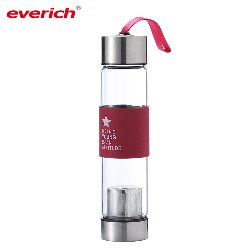 Hot sale high quality reusable glass outdoor office coffee drinking bottle with lid and silicone rope with tea grid and ring, Pantone color
Hot sale high quality reusable glass outdoor office coffee drinking bottle with lid and silicone rope with tea grid and ring, Pantone color